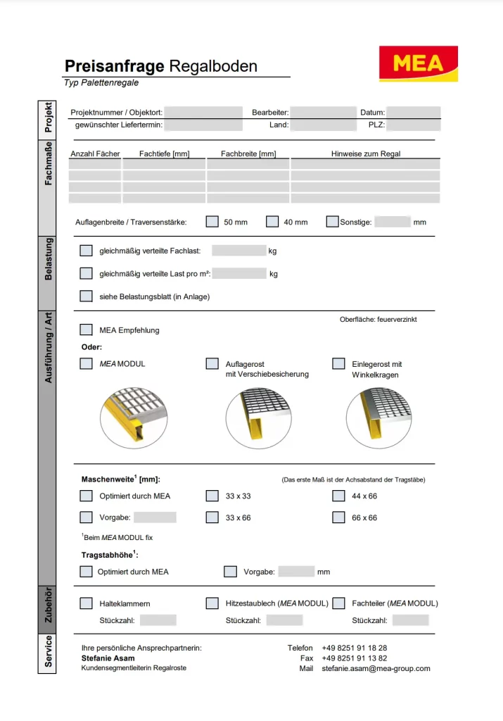 MEA Metal Applications